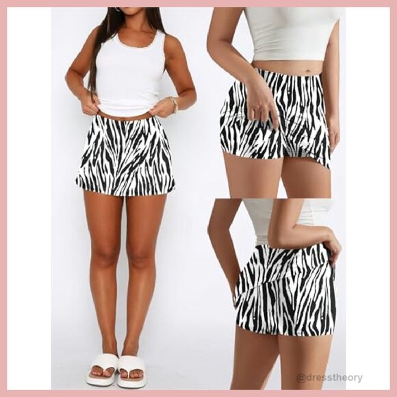 Stretchy Mini Skort with Built-In Shorts Bodycon Y2K Streetwear - Picture 3 of 8